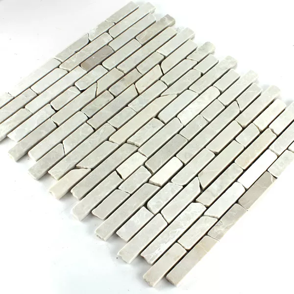 Marmor Mosaikkfliser Beige Sticks