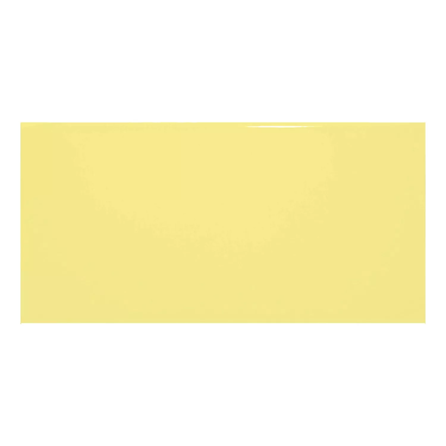 Metro flis Gul Glitrende 7,5x15 cm Uten Fasett Vivid Amarillo