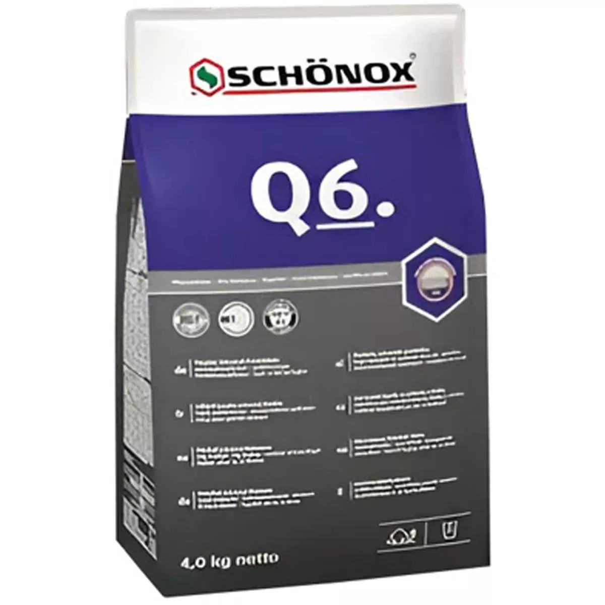 Flislim Schönox Q6 universal pulverlim 4 kg Flislim Schönox Q6 universal pulverlim 4 kg