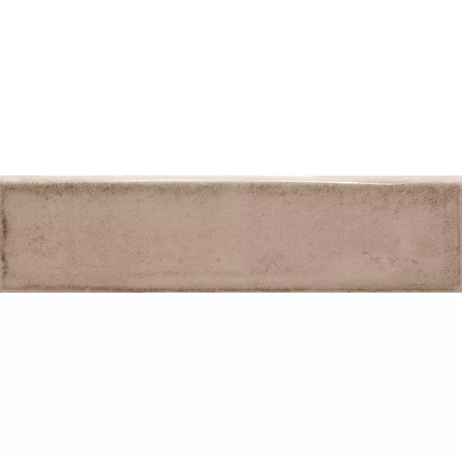 Veggfliser Maestro Bølgete Glitrende Lysebrun 7,5x30cm Veggfliser Maestro Bølgete Glitrende Lysebrun 7,5x30cm