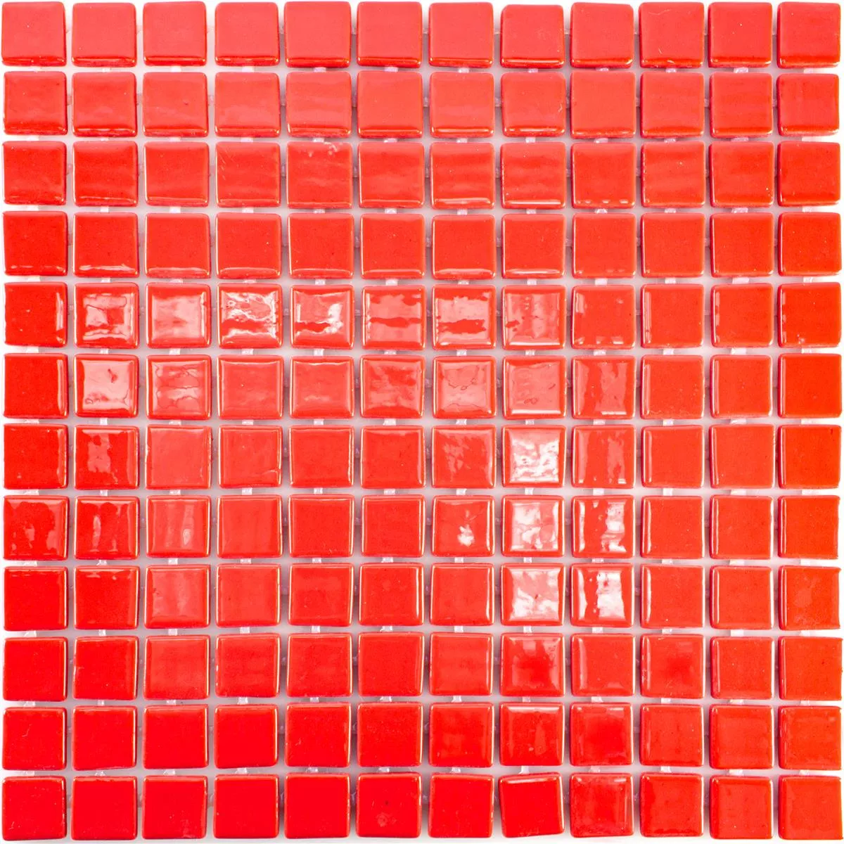 Glass Pool Svømmebasseng Mosaikk Pixley Rød