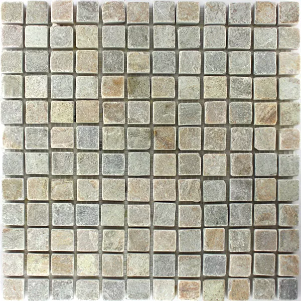 Mønster fra Mosaikkfliser Kvartsitt Naturstein Beige Mix