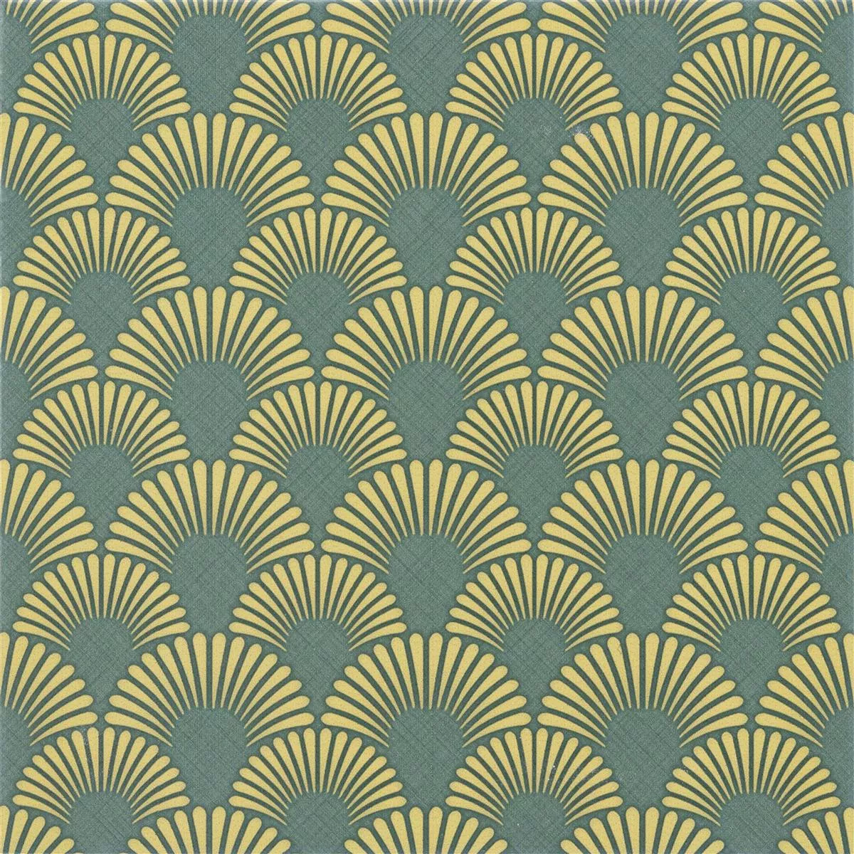 Gulvfliser Sement Utseende Wildflower Grønn Innredning 18,5x18,5cm  Gulvfliser Sement Utseende Wildflower Grønn Innredning 18,5x18,5cm