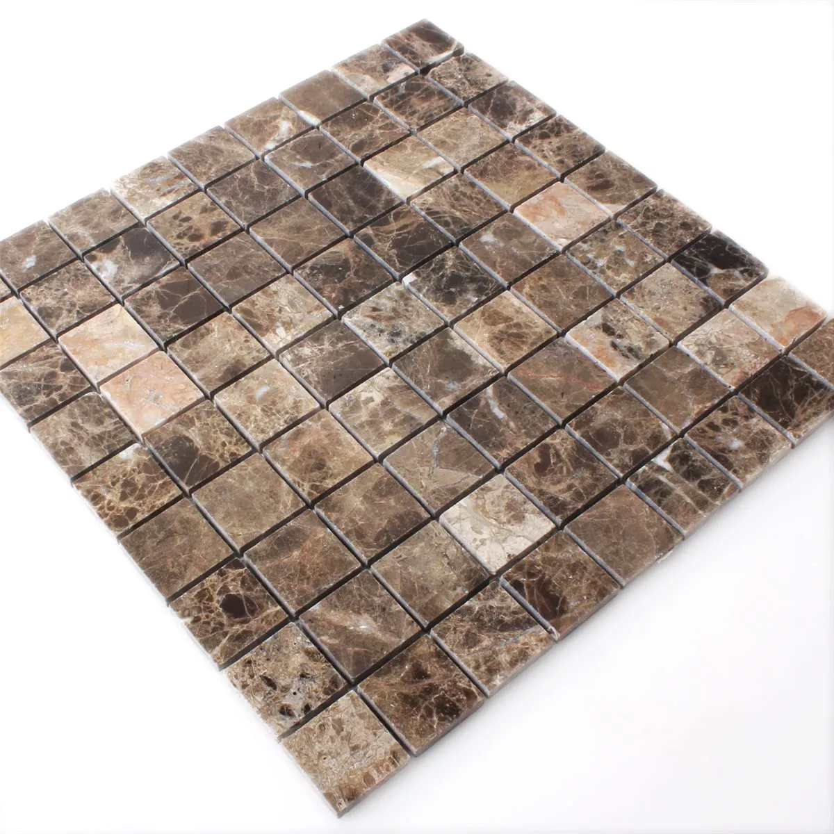 Mosaikkfliser Marmor Emprador Brun 32x32mm