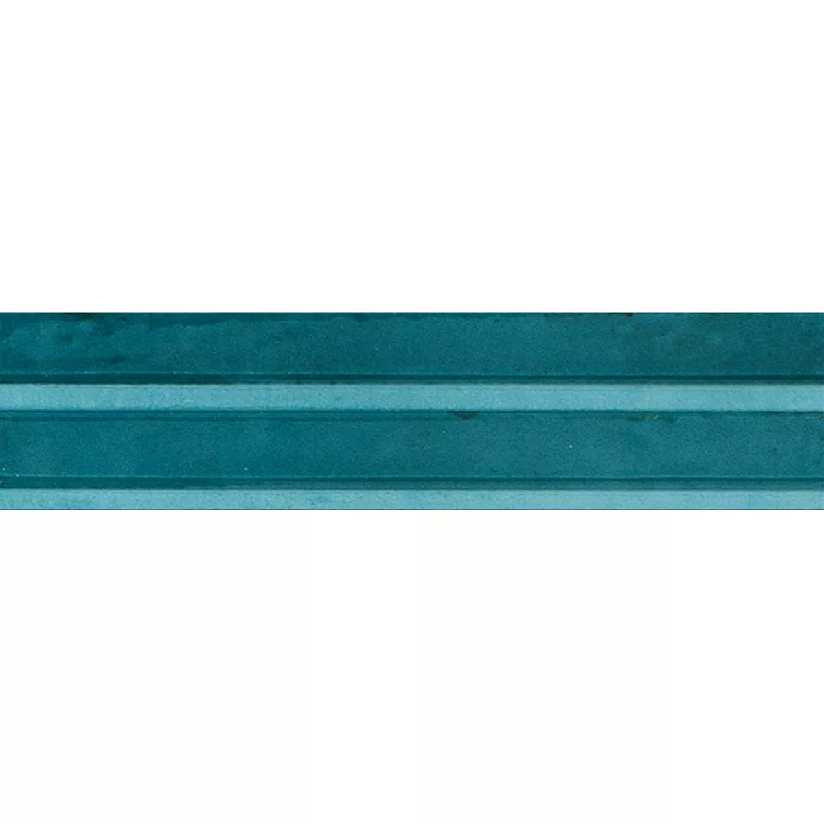 Artemis Havblått Glitrende Strukturert 3D 6x24 cm