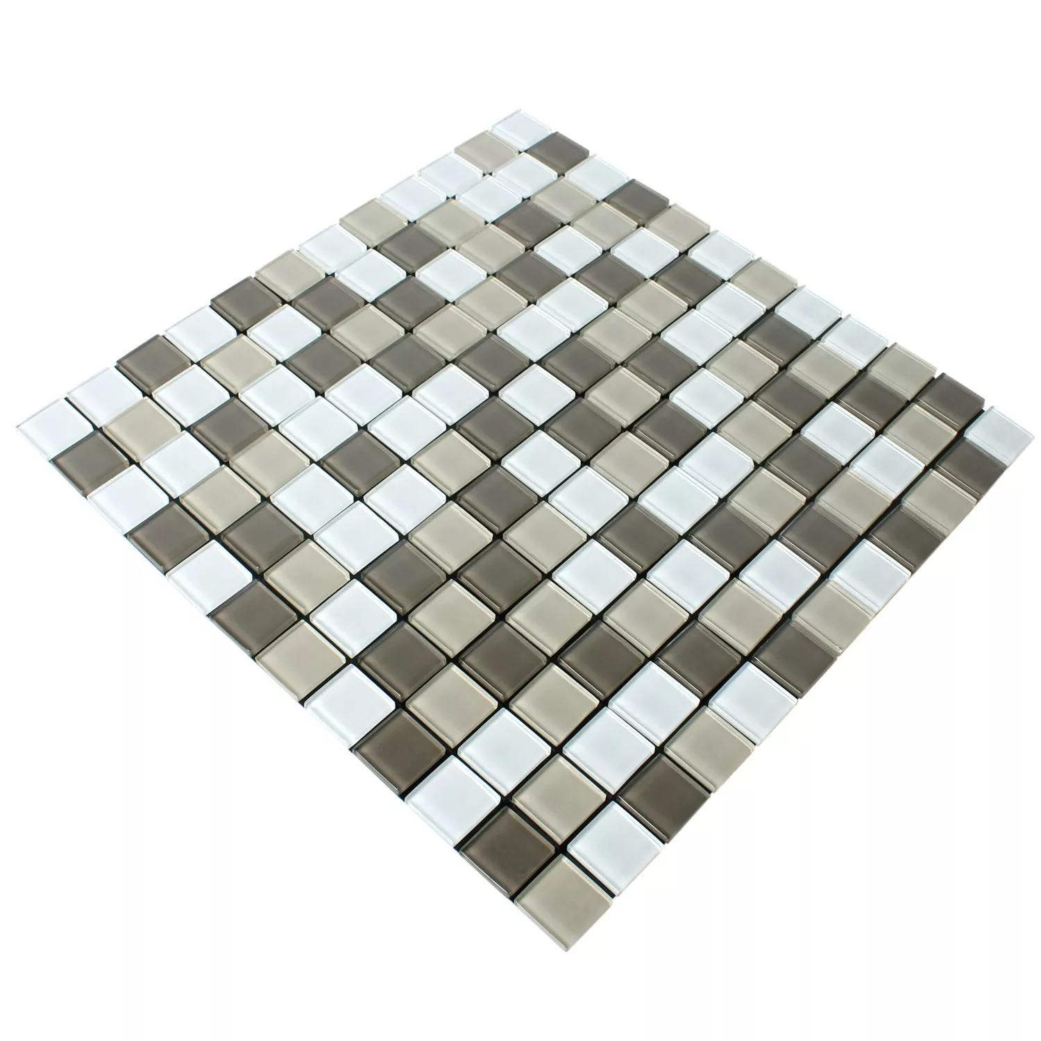 Mosaikkfliser Selvklebende Glass Benedict Beige Brun