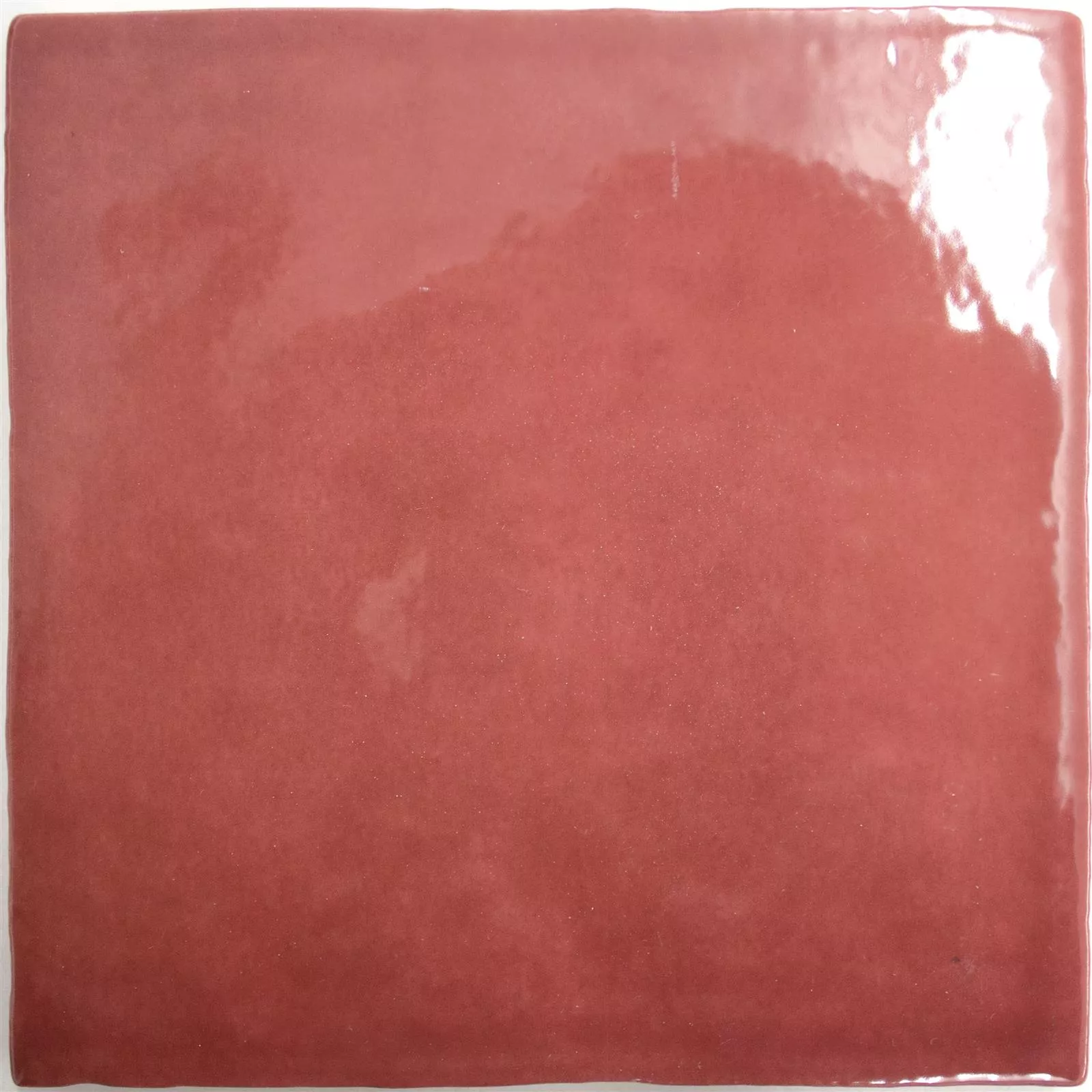 Veggfliser Concord Bølgeoptikk Rød 13,2x13,2cm