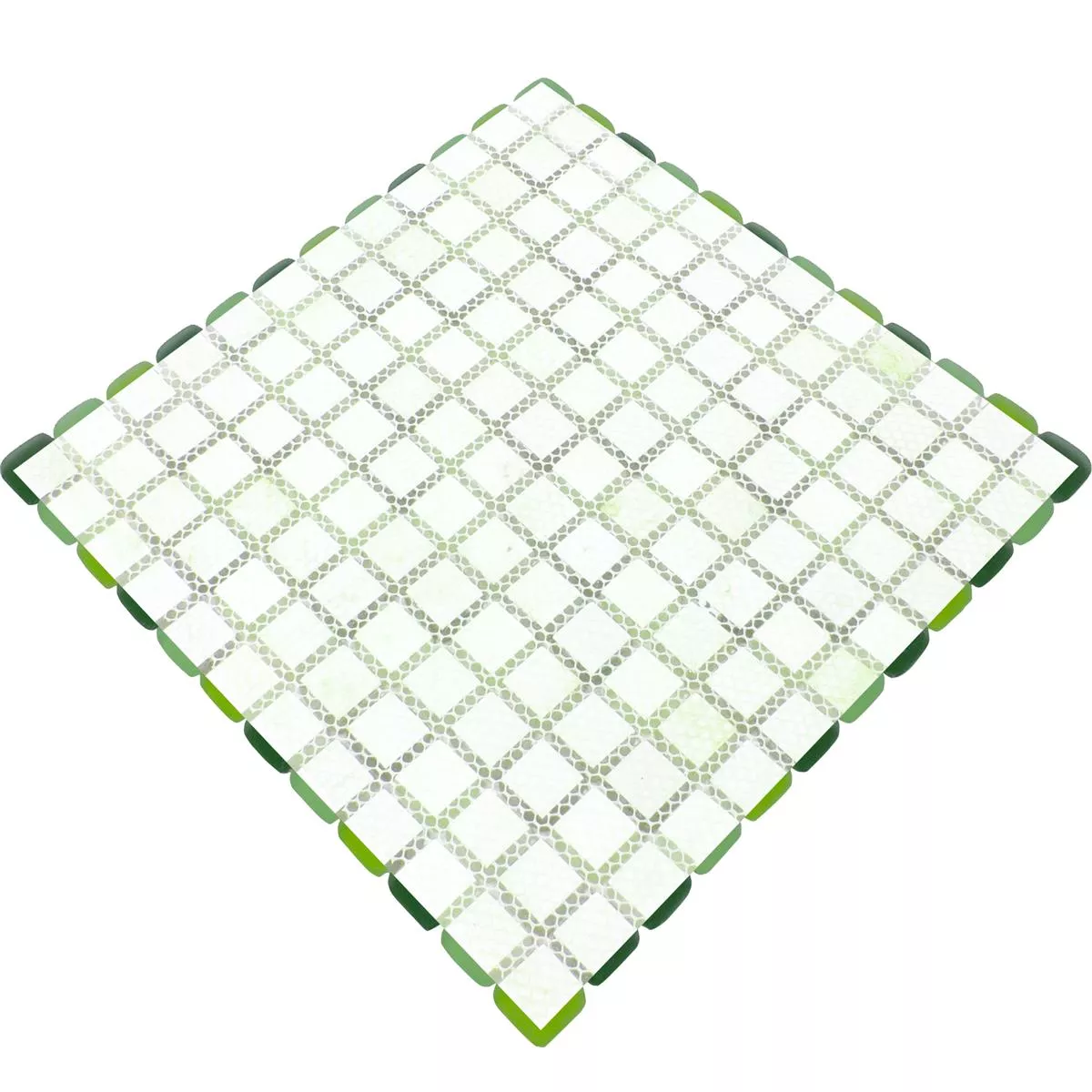 Glass Mosaikk Fliser Ponterio Frosted Grønn Mix
