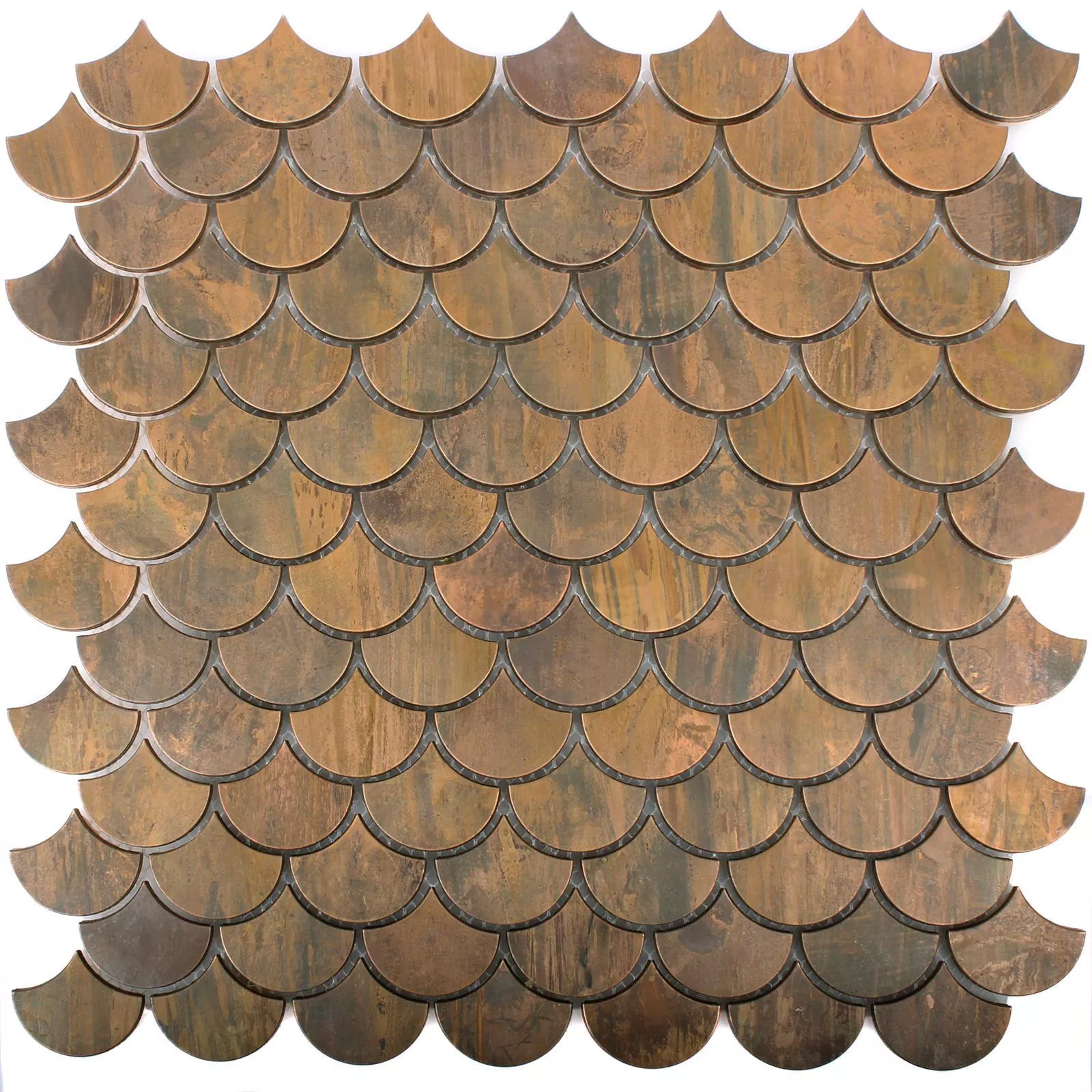 Metall Kobber Mosaikkfliser Myron Skalaform