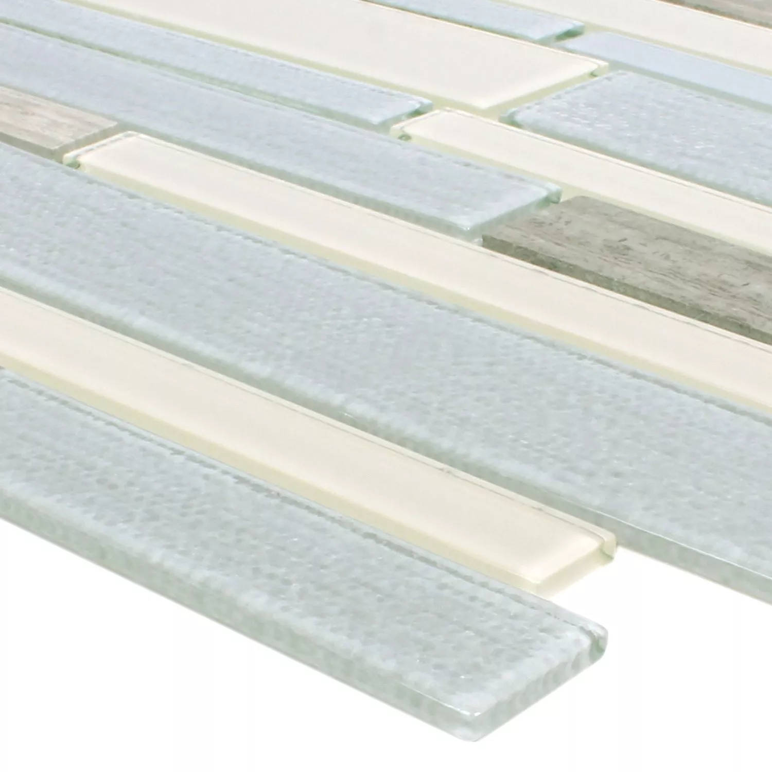 Mosaikkfliser Glass Naturstein Kalamos Beige Grå Mosaikkfliser Glass Naturstein Kalamos Beige Grå
