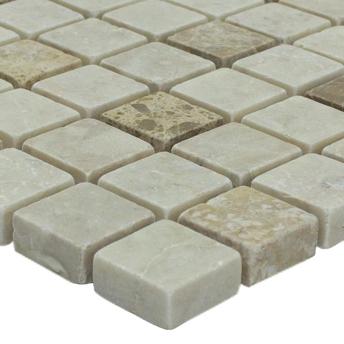 Naturstein Mosaikkfliser Fridali Beige Brun