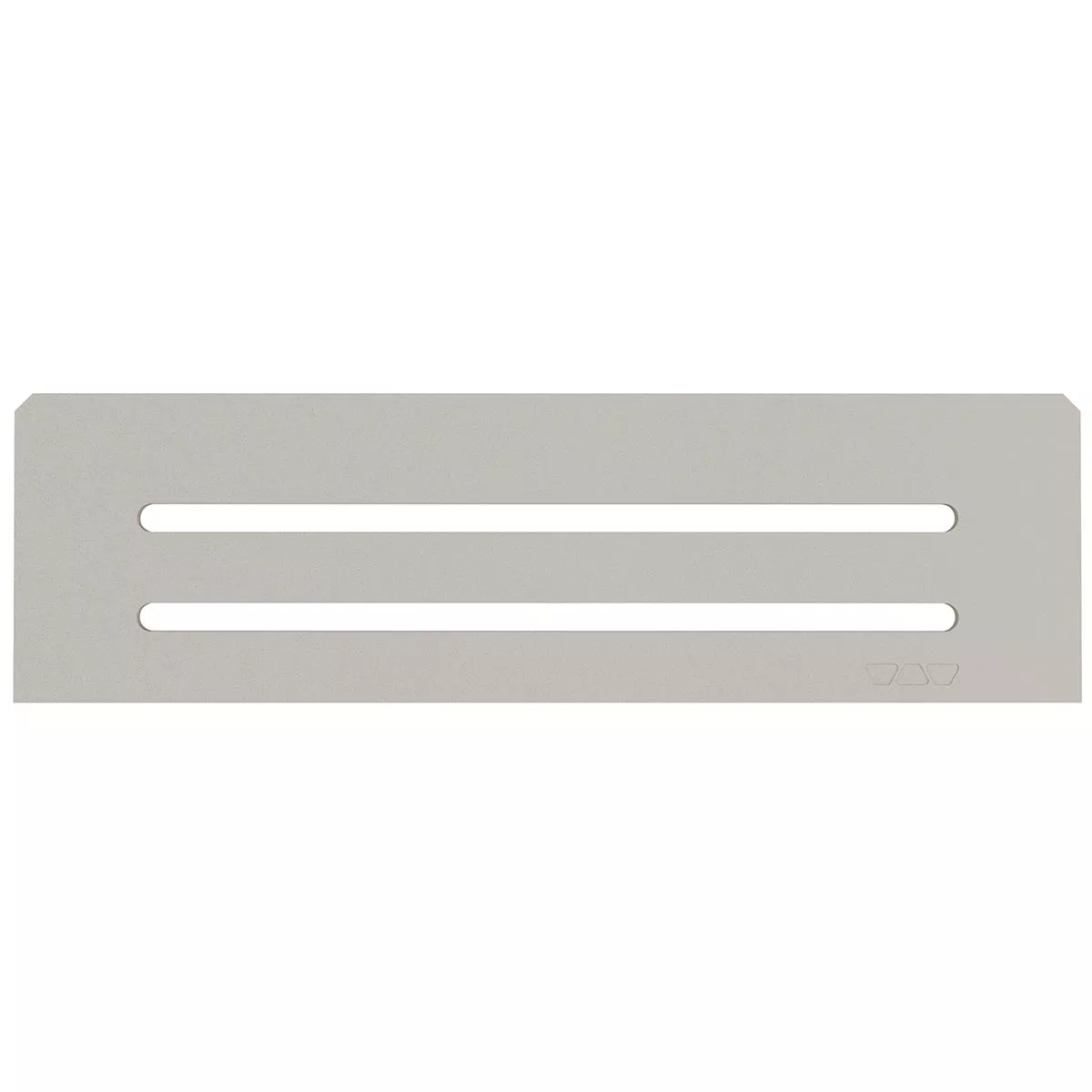 Nisjehylle Schlüter rektangulær 30x8,7 cm bølgebeige