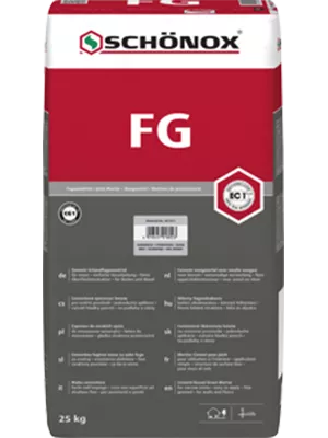 Fugemasse Schönox FG sølvgrå 25 kg Fugemasse Schönox FG sølvgrå 25 kg