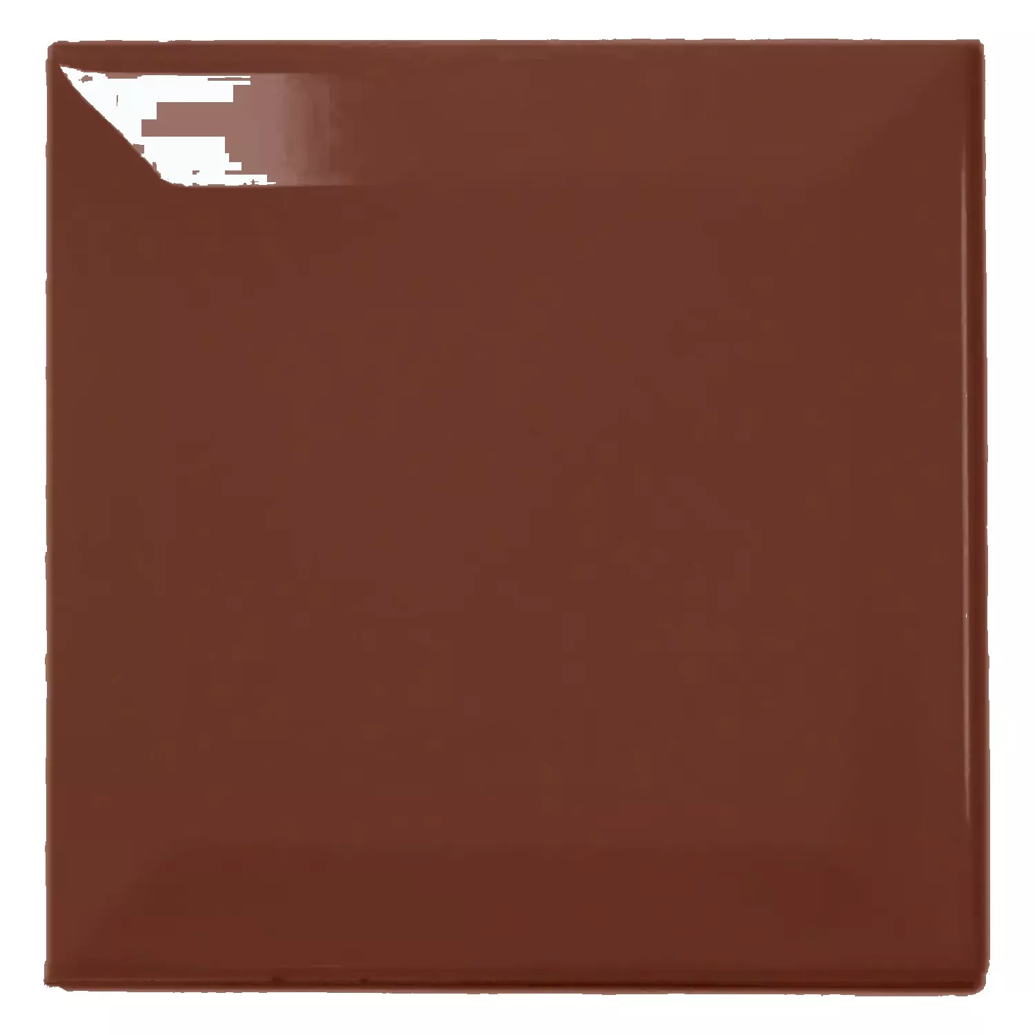 Metro flis Brun Glitrende 10x10 cm Fasett Catarina Marron