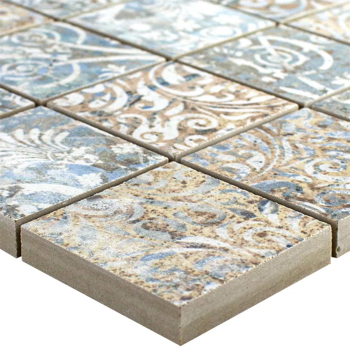 Keramisk Mosaikk Fliser Patchwork Farget 47x47mm Keramisk Mosaikk Fliser Patchwork Farget 47x47mm