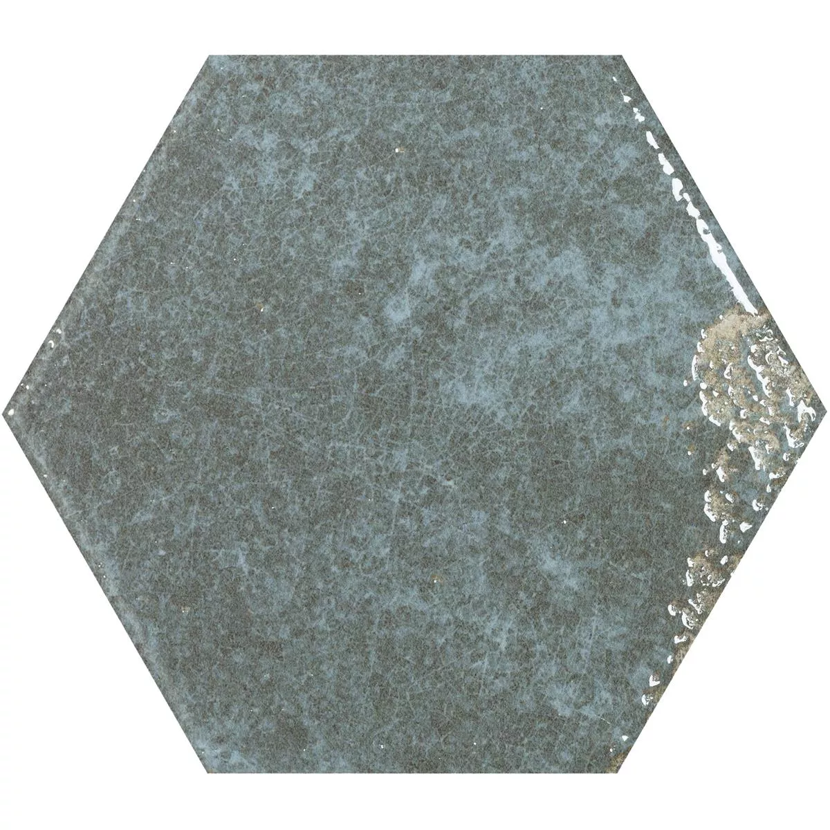 Veggfliser Lara Glitrende Bølgete 13x15cm Sekskant Grå Veggfliser Lara Glitrende Bølgete 13x15cm Sekskant Grå