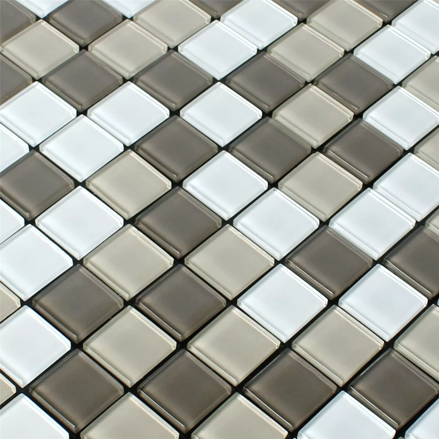 Mosaikkfliser Selvklebende Glass Benedict Beige Brun