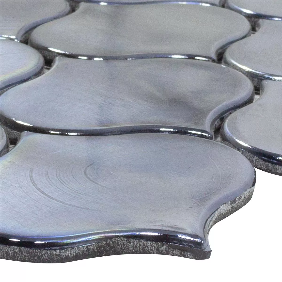 Glass Mosaikk Fliser Andalucia Arabesque Svart Glass Mosaikk Fliser Andalucia Arabesque Svart