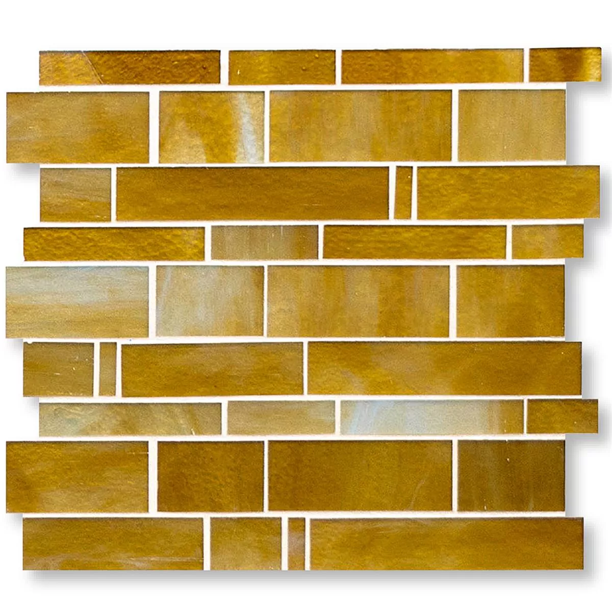 Glass Mosaikk Fliser Trend-Vi Metropolis Honey Glass Mosaikk Fliser Trend-Vi Metropolis Honey