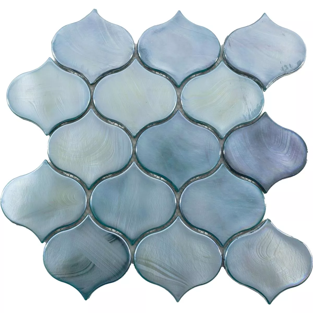 Glass Mosaikk Fliser Andalucia Arabesque Grønn Innsjø