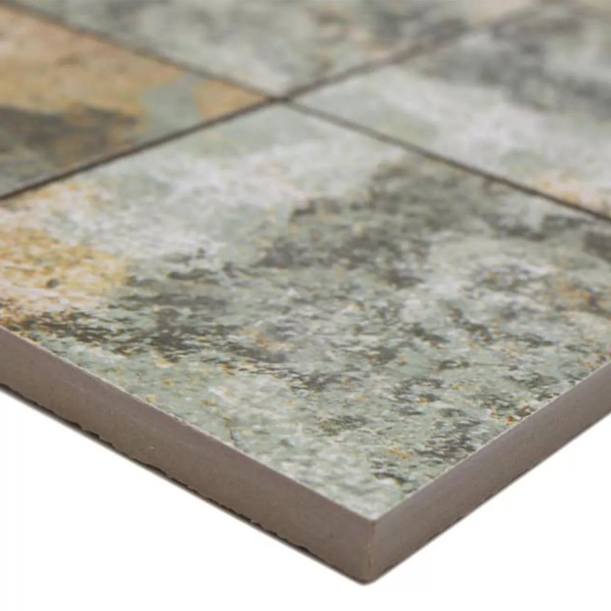 Keramisk Mosaikk Fliser Moonlight Brun Grønn 95x95mm