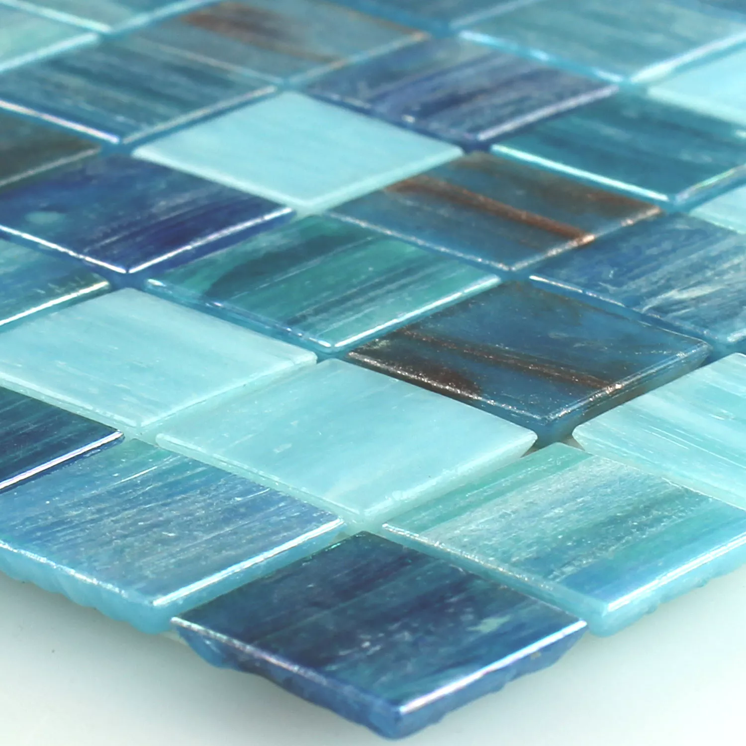 Mosaikkfliser Trend-Vi Resirkulering Glass Wavy