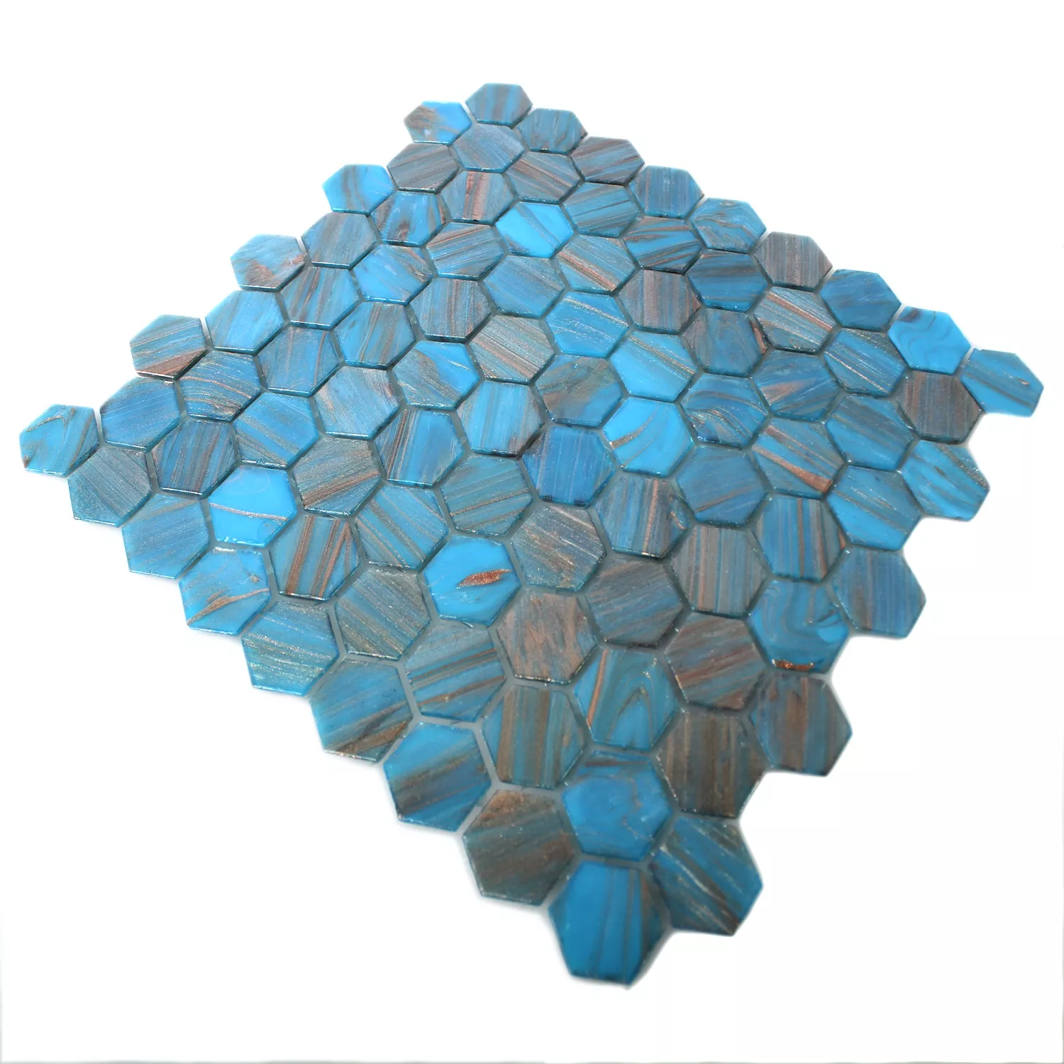 Mosaikkfliser Trend-Vi Glass Hexagonal 242