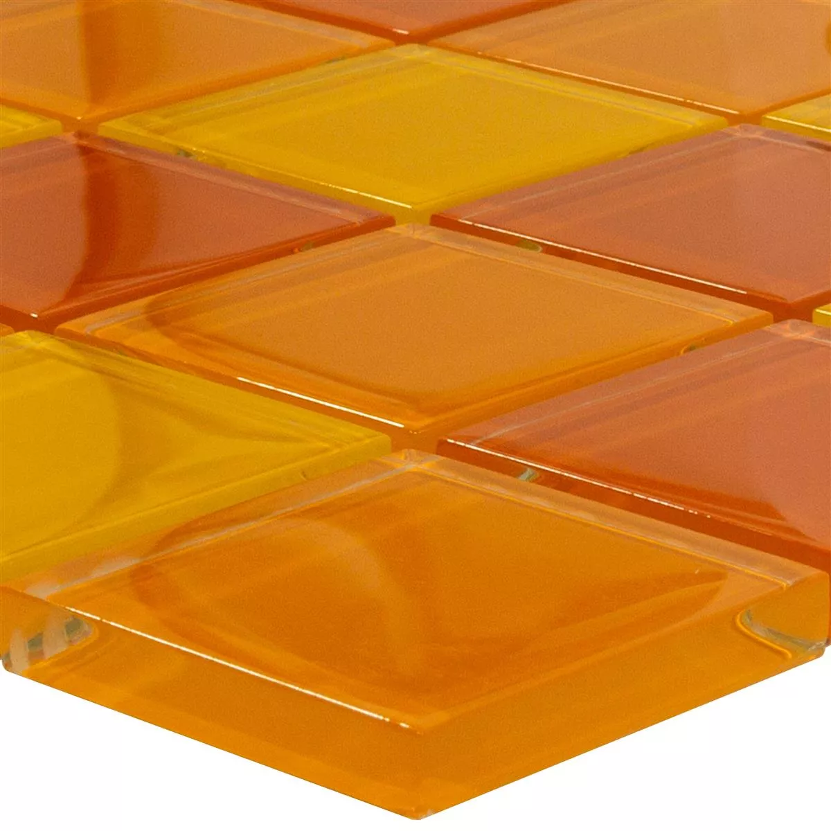 Glass Mosaikk Fliser Glasgow Oransje Mix Glass Mosaikk Fliser Glasgow Oransje Mix