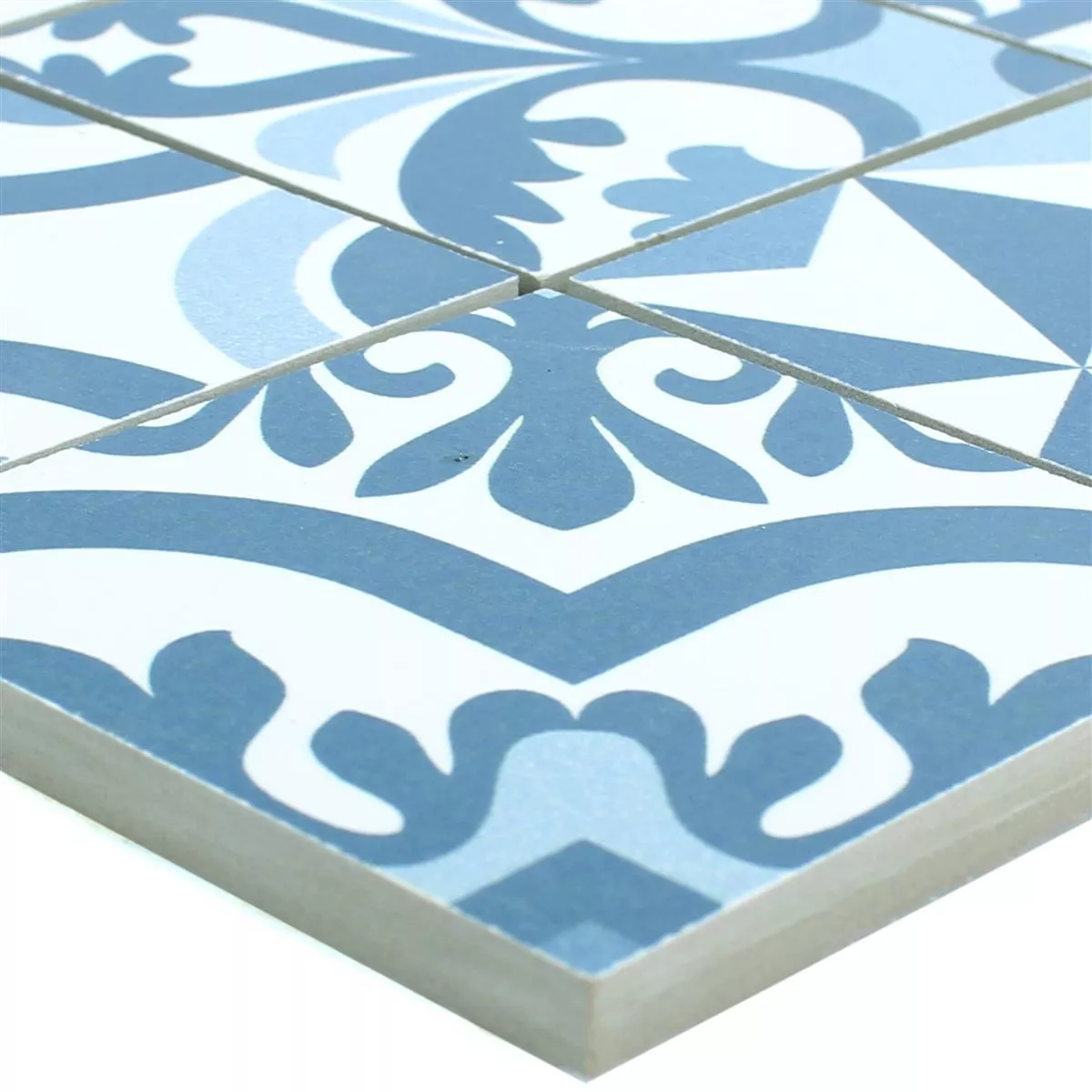 Mønster fra Keramisk Mosaikk Retro Fliser Utopia Blå R10/B