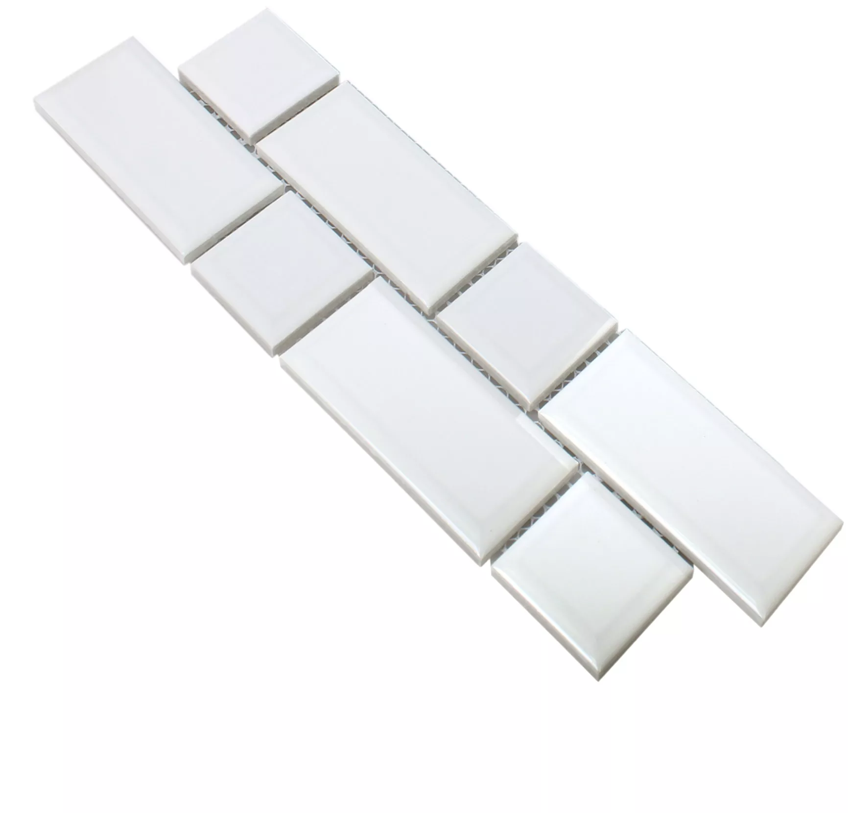 Keramikk Metro Flisekant Baxley Hvit Keramikk Metro Flisekant Baxley Hvit