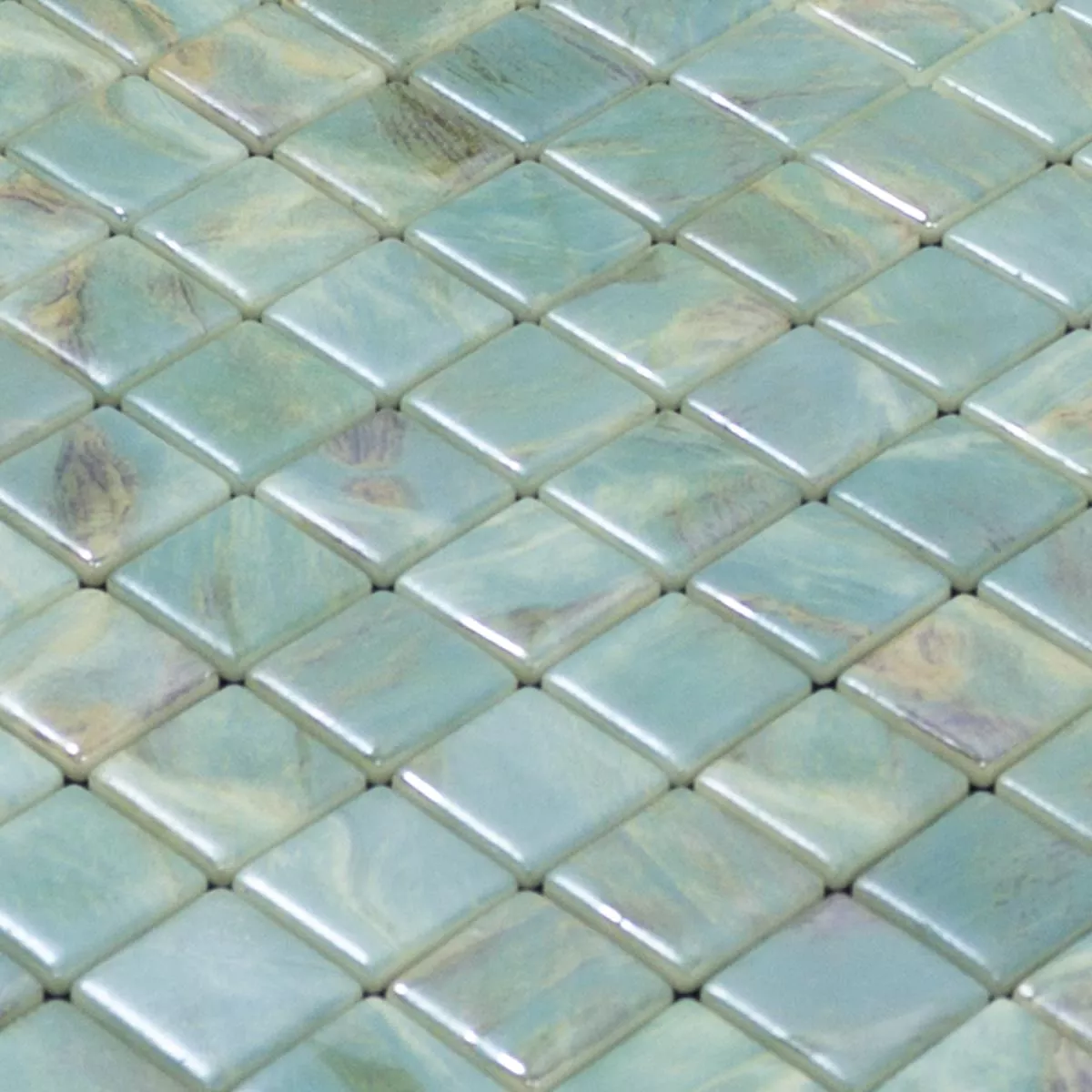 Glass Svømmebasseng Mosaikk Alassio Turkis 25