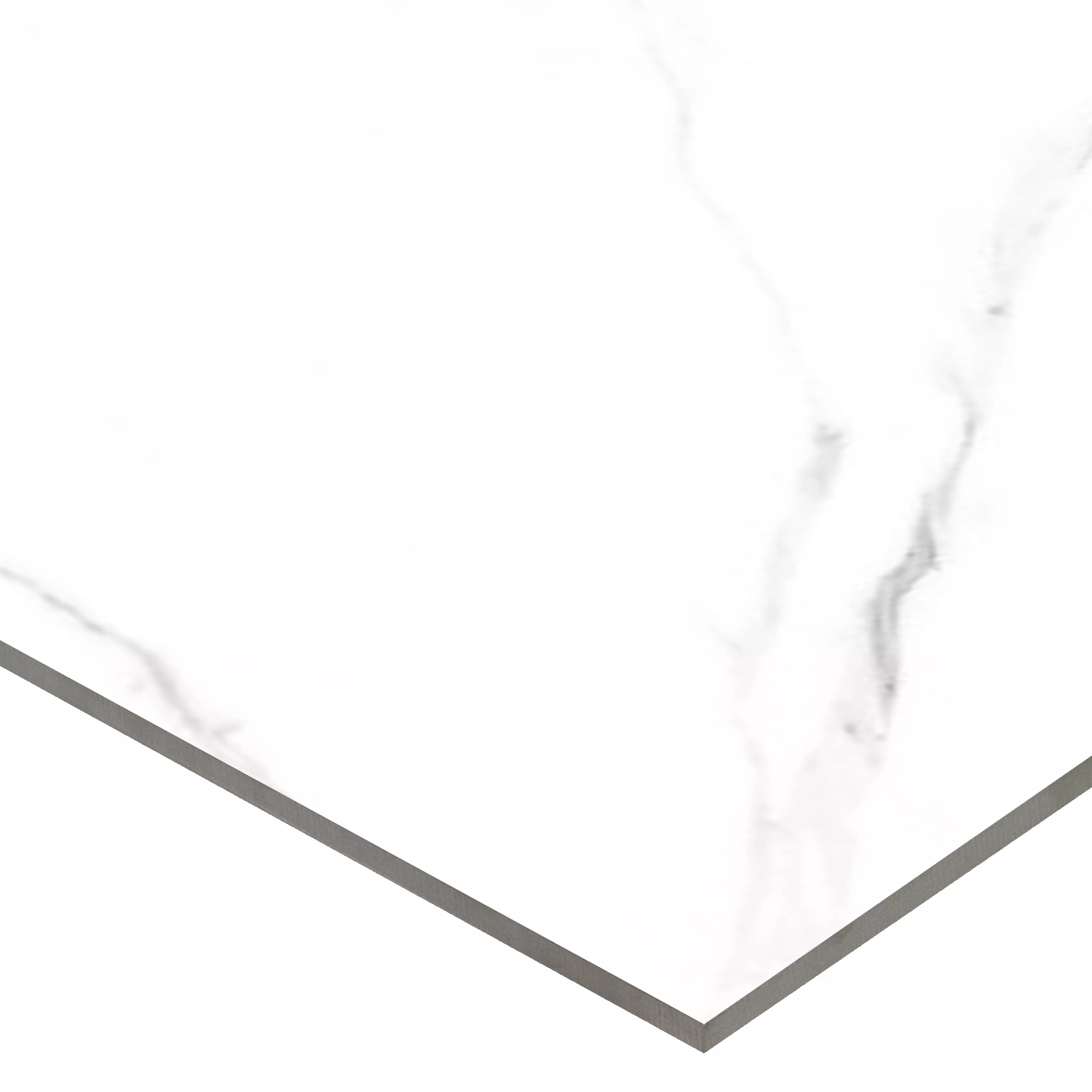 Gulvfliser Serenity Marmor Utseende Polert Hvit 60x60cm