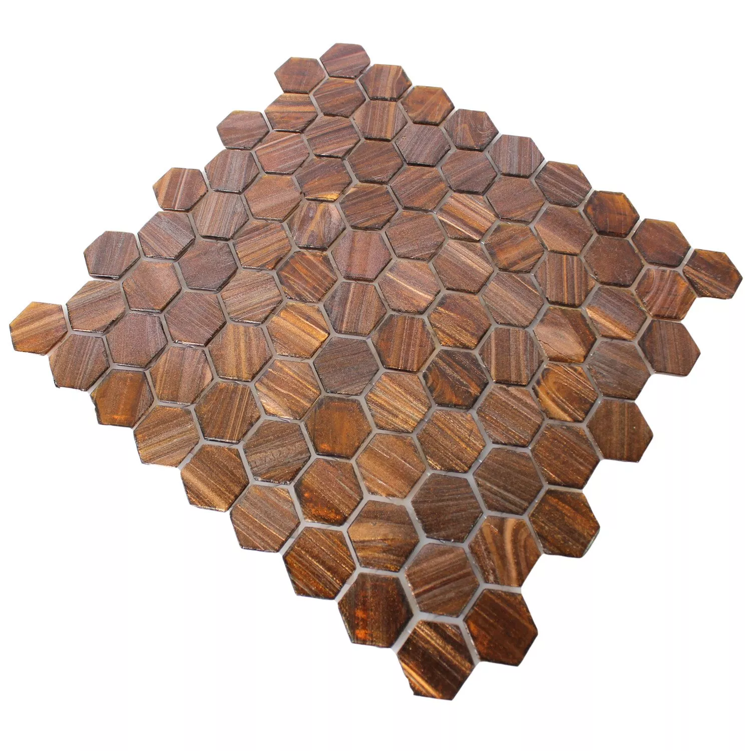 Mosaikkfliser Trend-Vi Glass Hexagonal 270