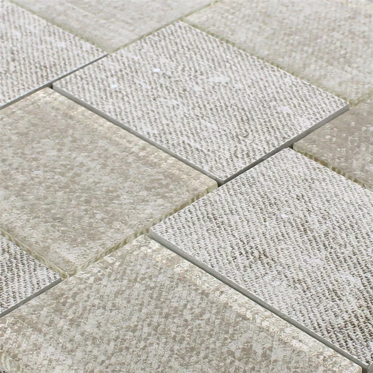 Mønster fra Mosaikkfliser Glass Keramikk Mix Brilon Beige