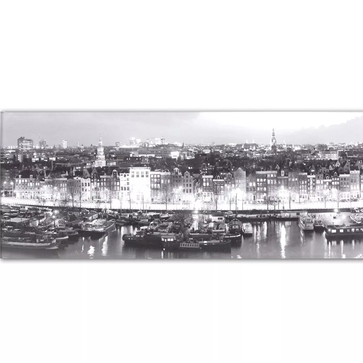 Amsterdam Havn Panaroma Glass Effekt Fliser 3 Pakke
