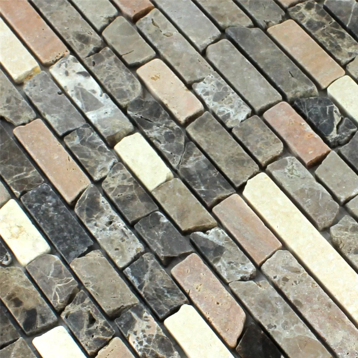 Mosaikkfliser Marmor Brun Mix