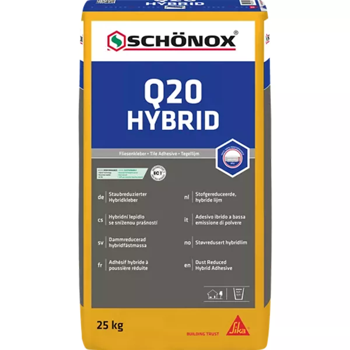 Flislim Schönox Q20 Hyprid 25 kg