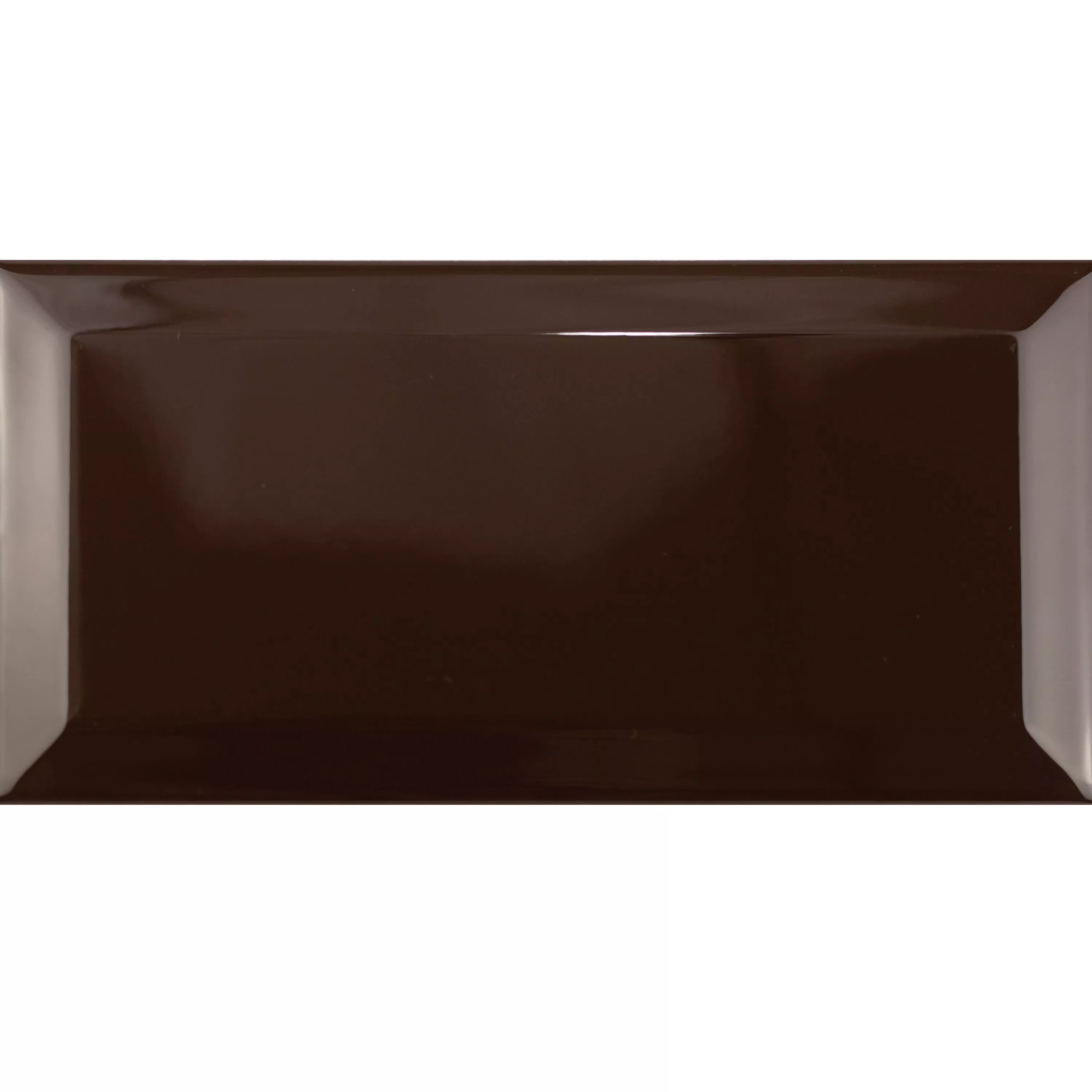 Mønster Metro Veggfliser Brussel Fasett 10x20x0,7cm Chocolate