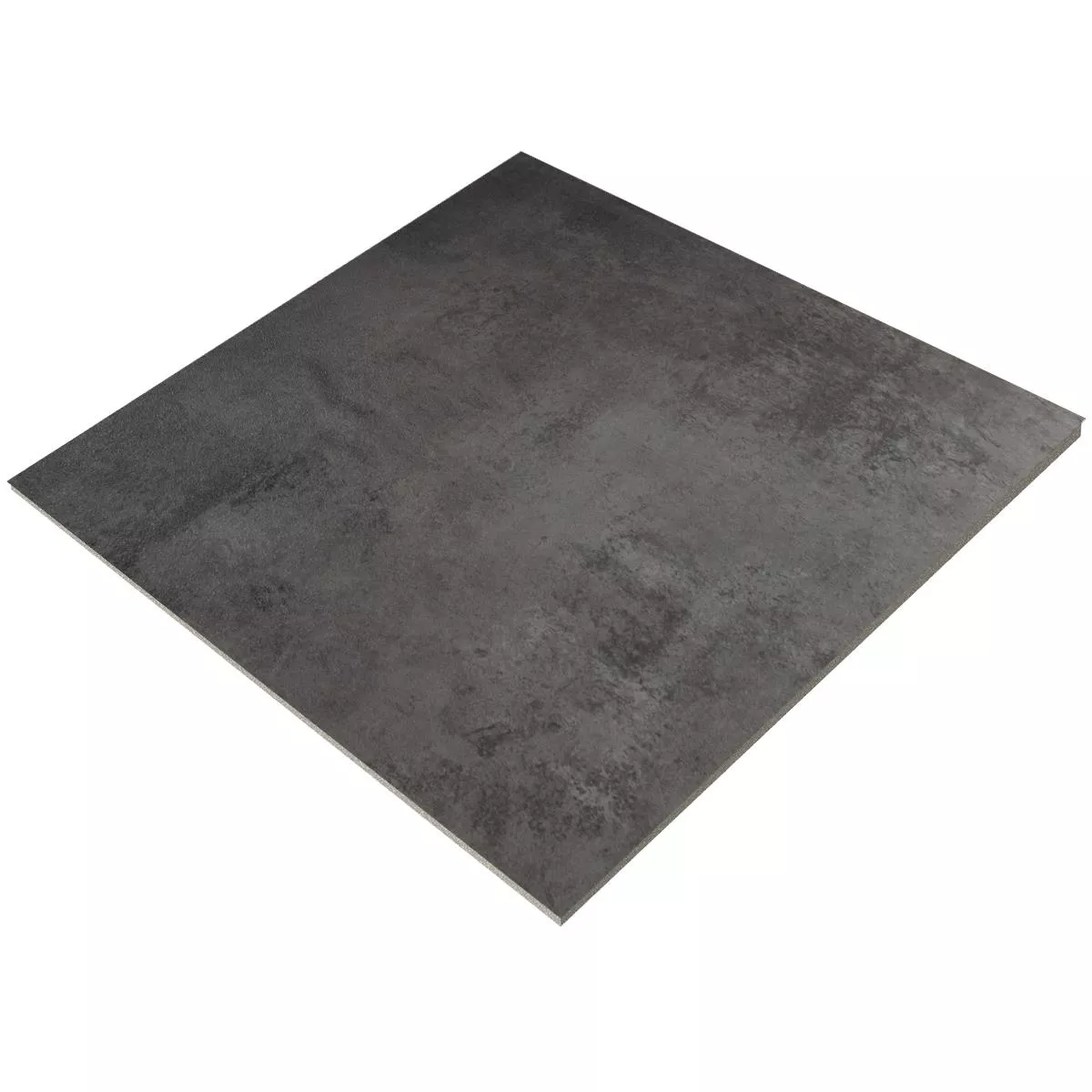 Gulvflis Oyama Metall Utseende 60x60cm Mørk Grå