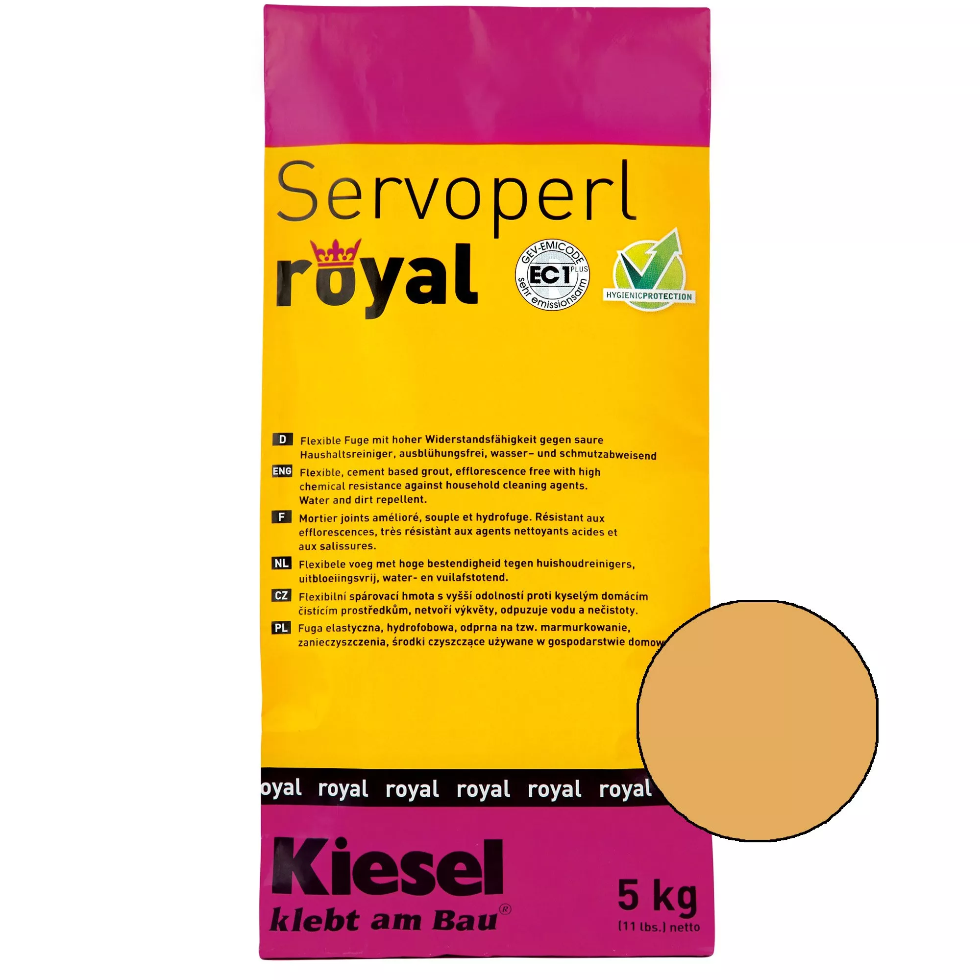 Kiesel Servoperl royal - fugemasse-5kg Sahara