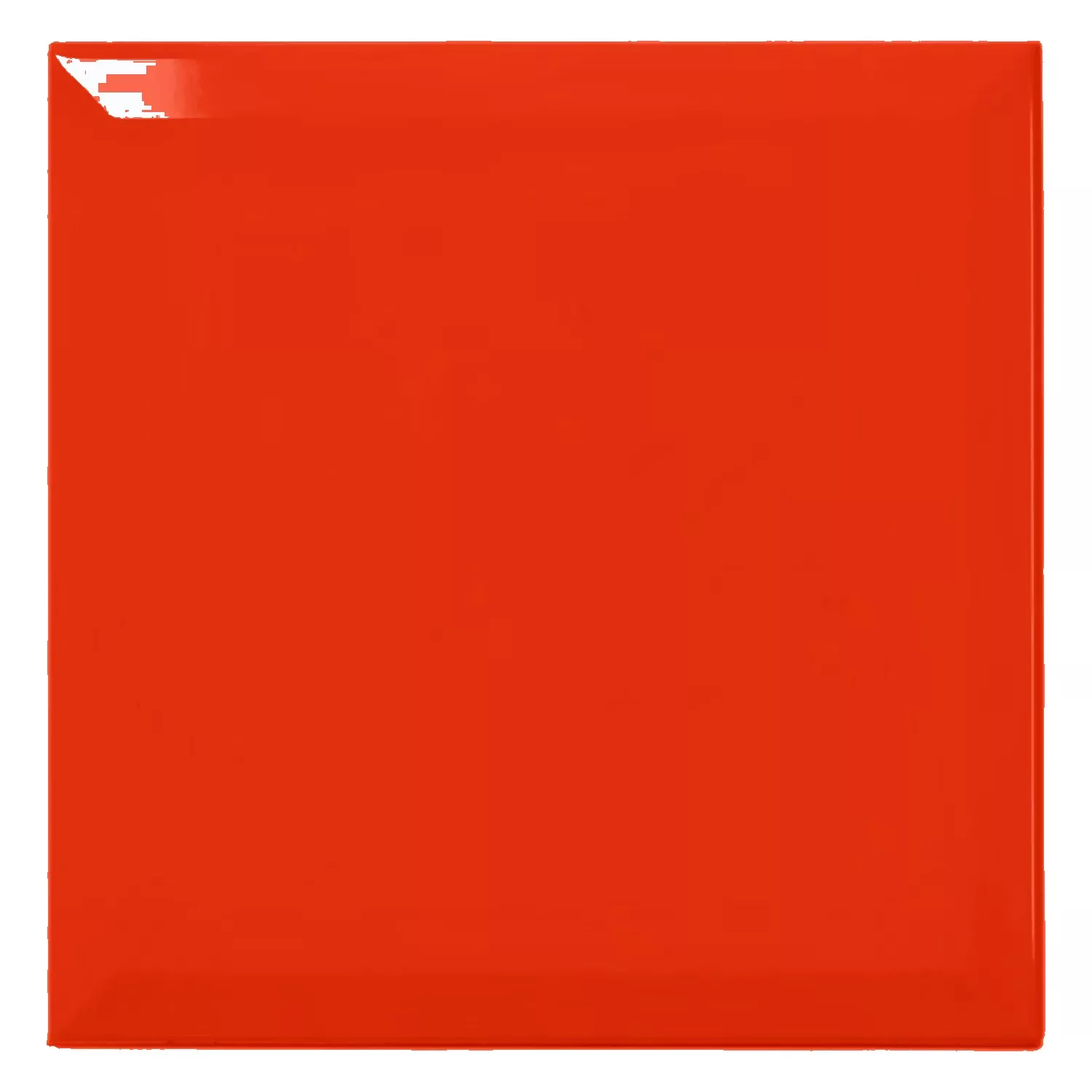 Metro flis Rød Glitrende 20x20 cm Fasett Freetown Rojo