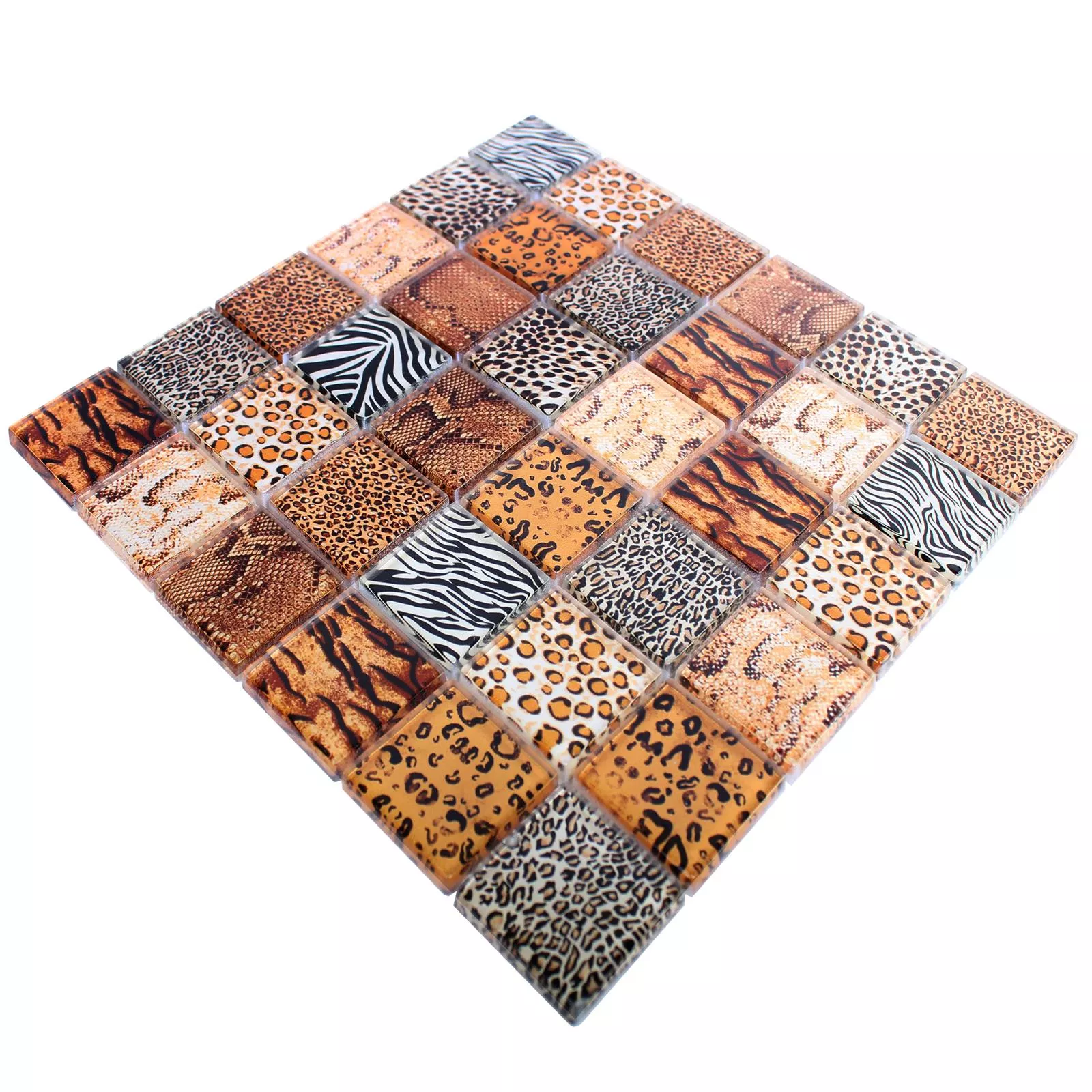 Glass Mosaikk Fliser Safari Beige