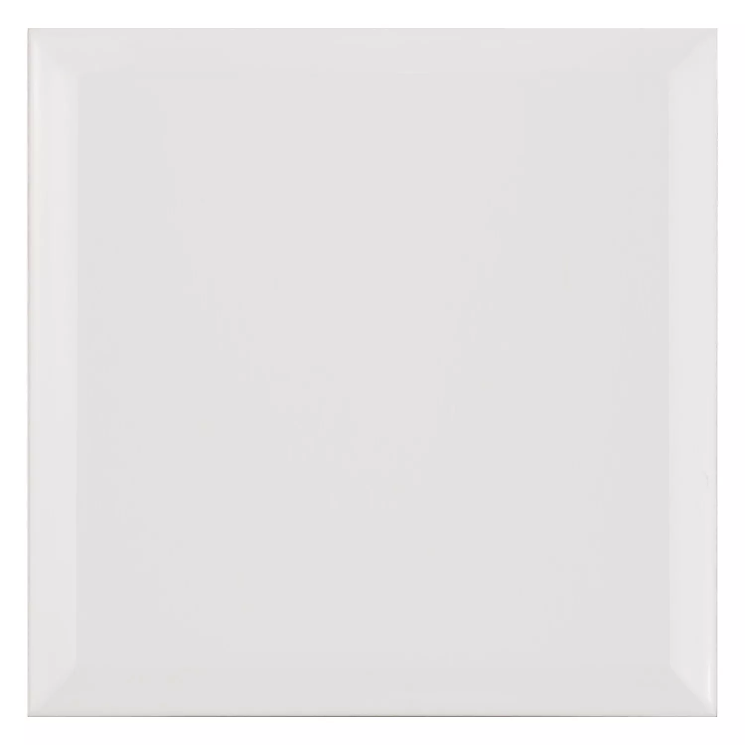 Metro flis Hvit Frostet 20x20 cm Fasett Freetown Blanco