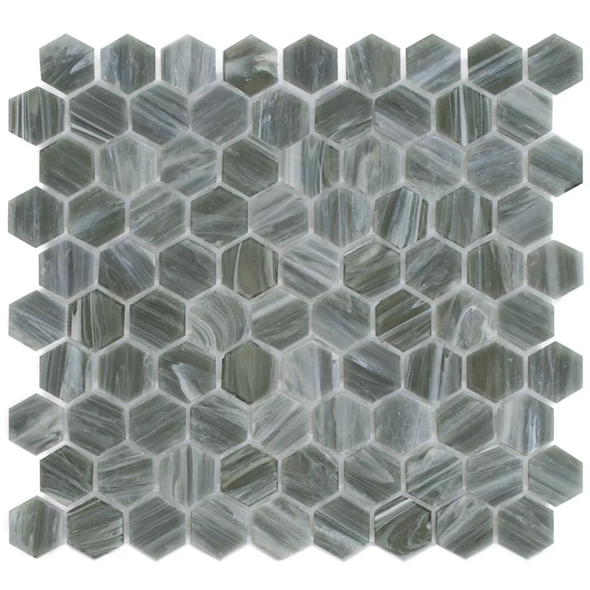 Mosaikkfliser Trend-Vi Glass Hexagonal 216