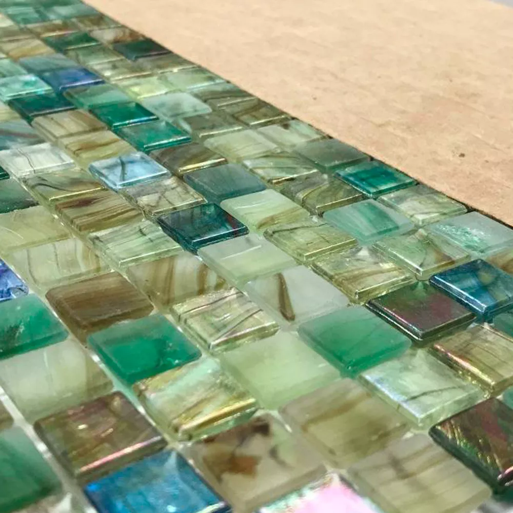 Glass Svømmebasseng Mosaikkfliser Pergamon Grønn