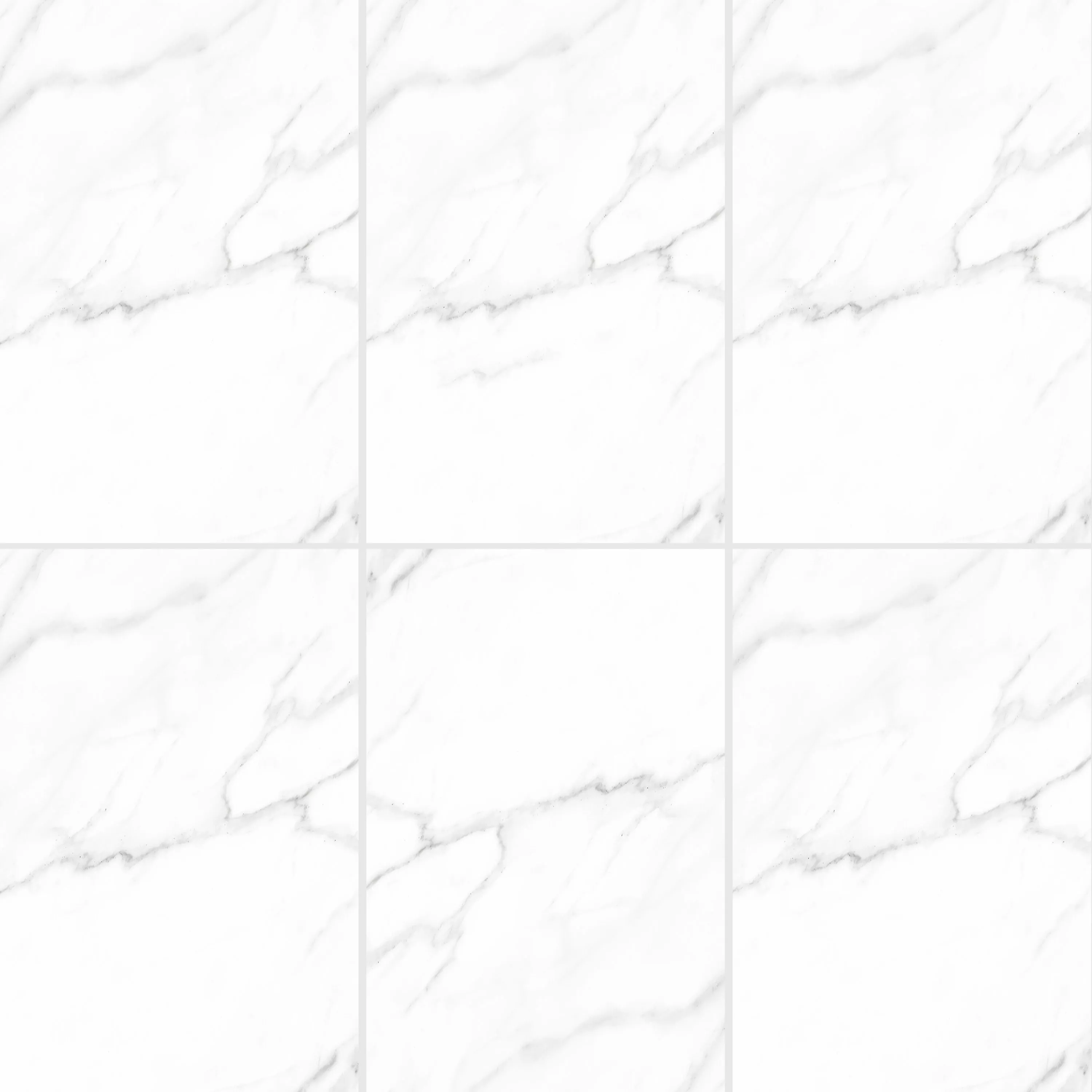 Gulvfliser Arcadia Marmor Utseende Polert Hvit 60x120cm
