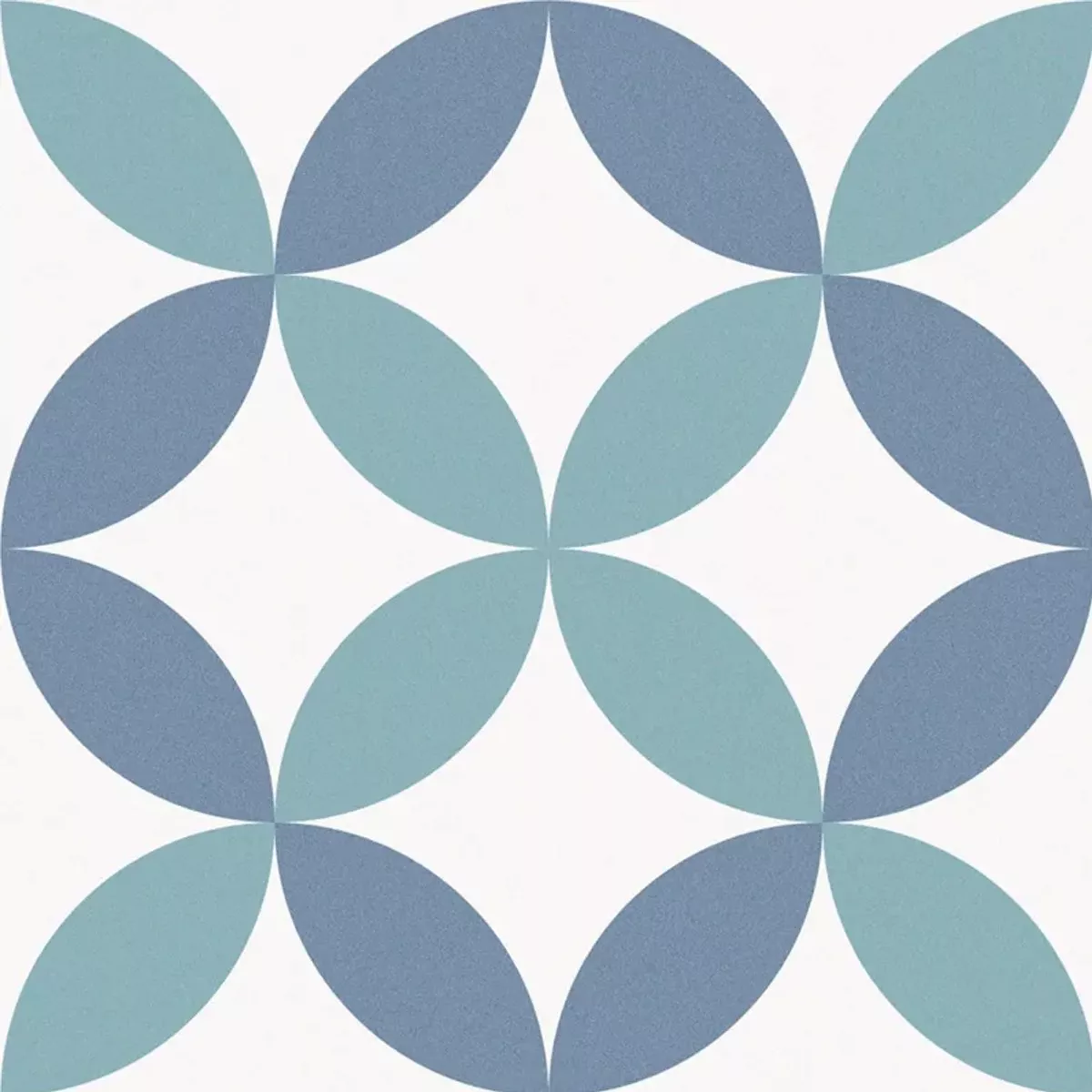 Gulvfliser Sement Utseende Atlantica DaVinci Blå Hvit