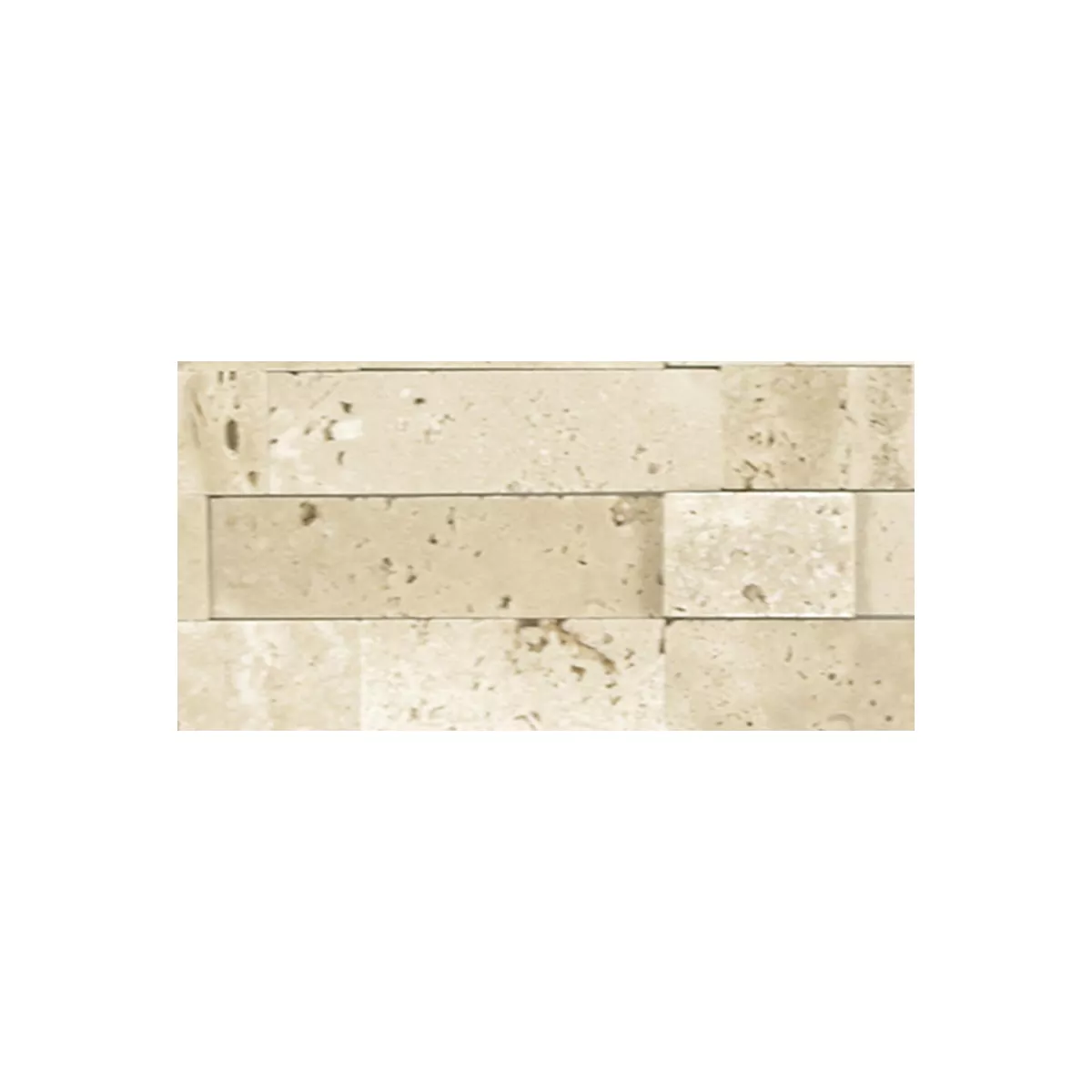 Mønster fra Naturstein Marmor Mosaikkfliser Johannesburg Beige