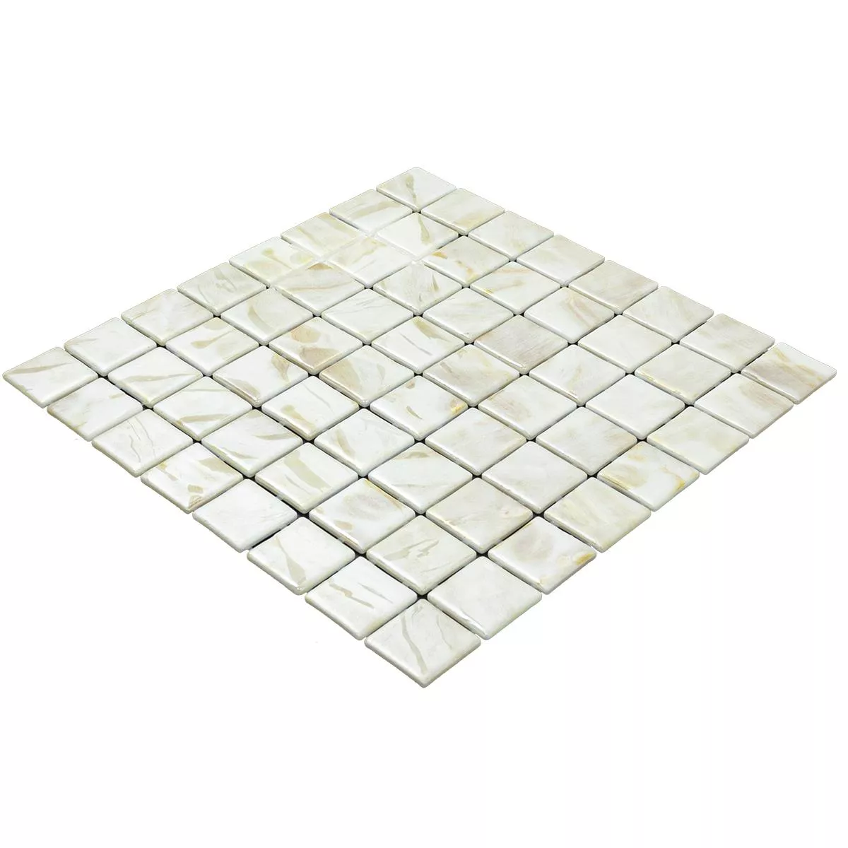 Glass Svømmebasseng Mosaikk Alassio Beige 38